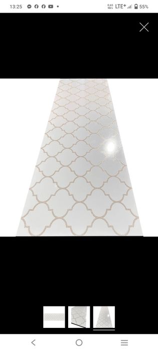 Płytka ścienna ARABESQUE GOLD black-white polished 29x89 gat. I