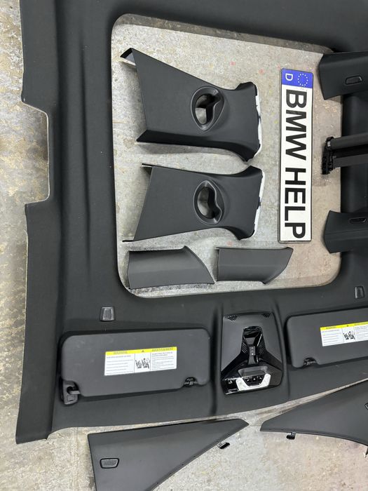 Чорна стеля BMW 2 F44 М235 Черный потолок Шторка Панорама anthrazit