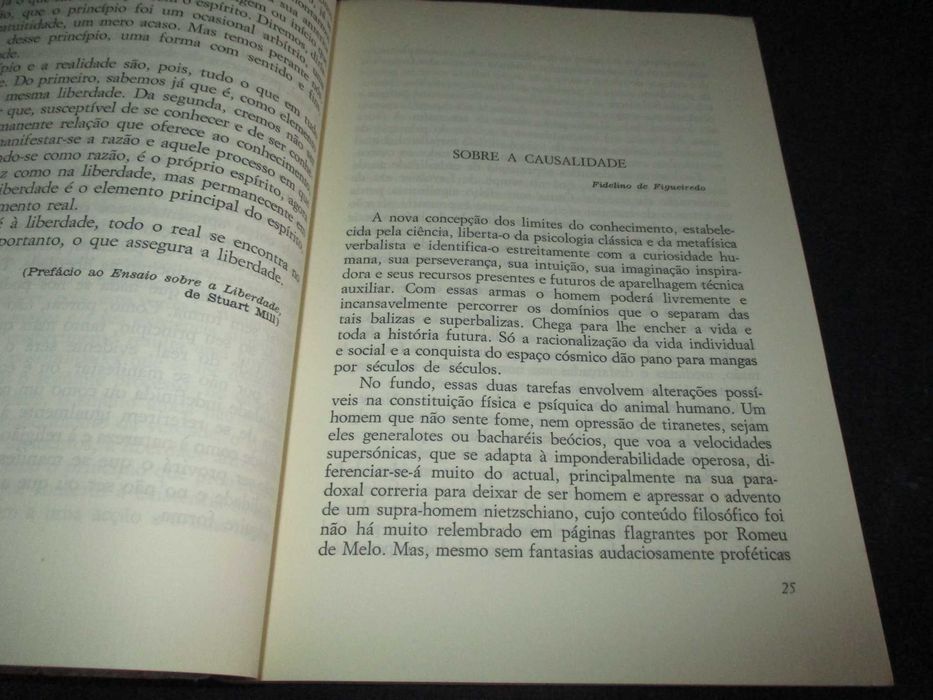 Livro A Ideia da Liberdade no Pensamento Português Romeu de Melo
