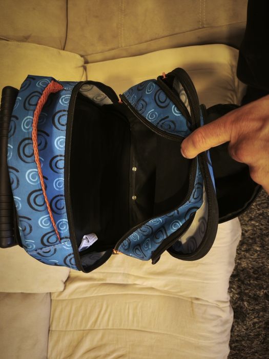 Mochila Naruto troley com rodinhas