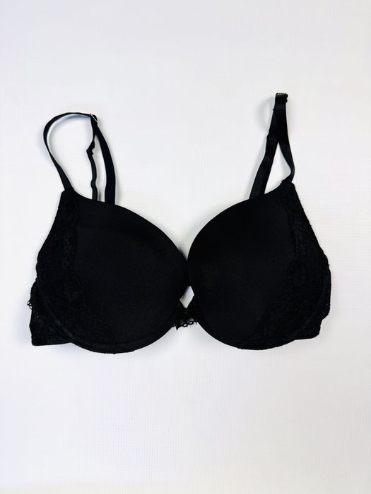 Biustonosz push-up 75B czarny
