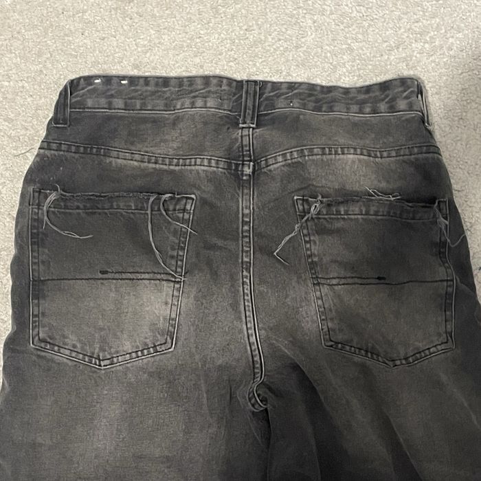Bershka baggy jeans, distressed jeans 42 size