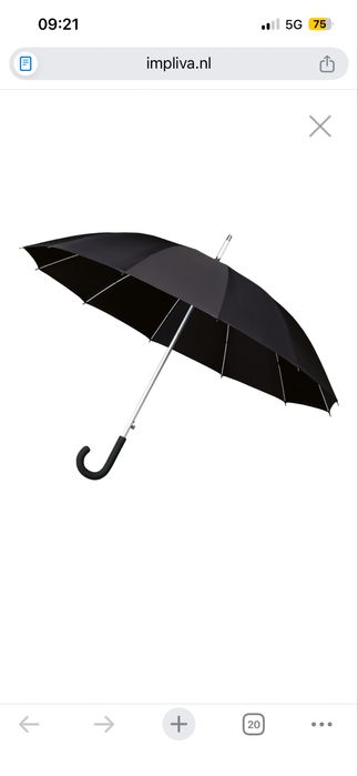 Parasol 110 cm srednicy solidny mercedes