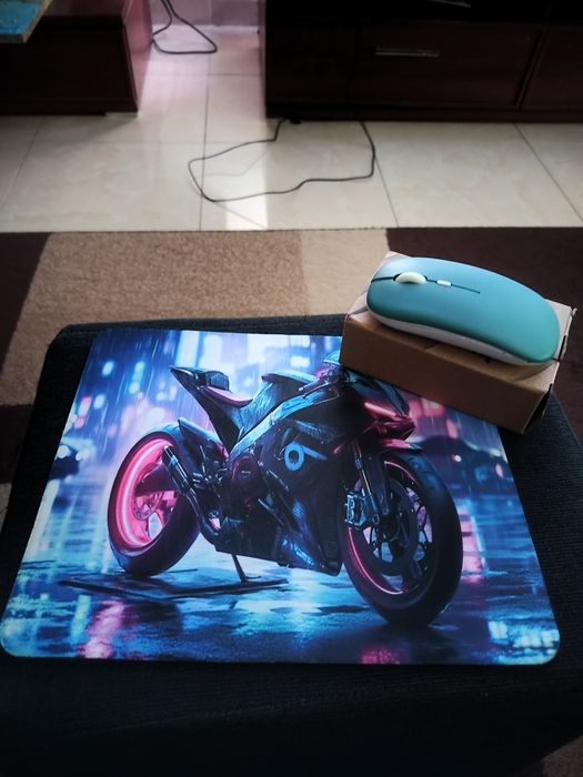 Rato sem fio + tapete de gaming