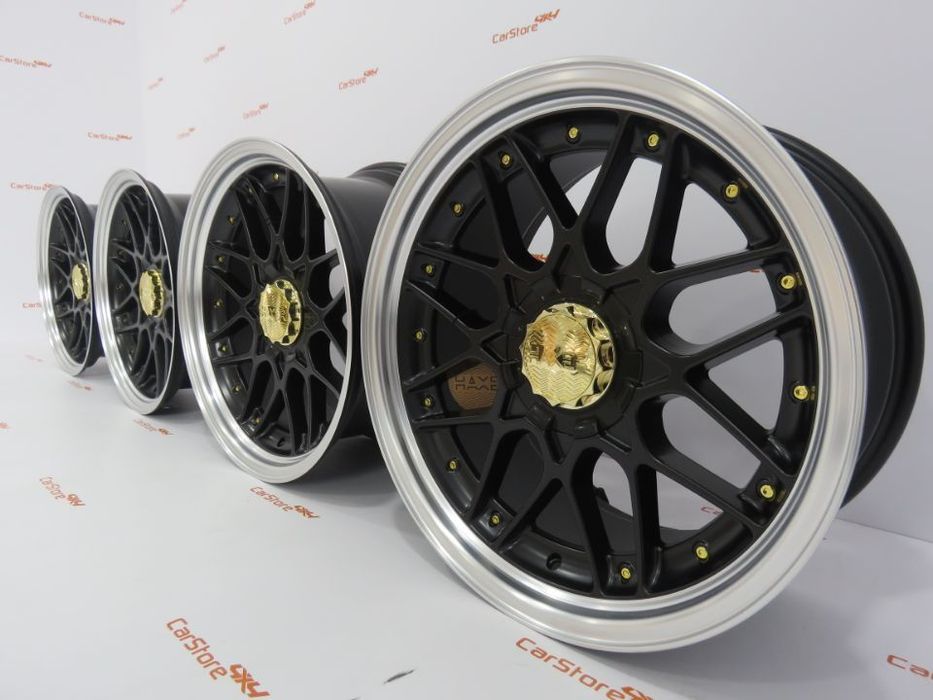 Jantes Haxer HX025 18 '' 8 et 30 + 9 et 35 5x120 Pretas + Polidas