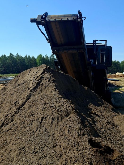 Ziemia brunatna przesiana pod trawnik, zabieram do 8ton