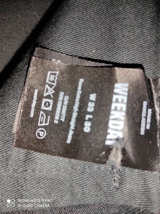 Нові чорні широкі джинси на хлопця р. 164