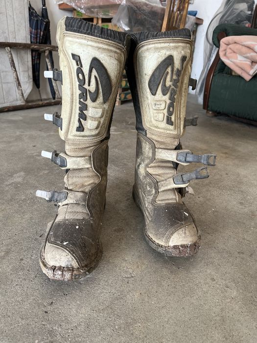 Botas de enduro brancas