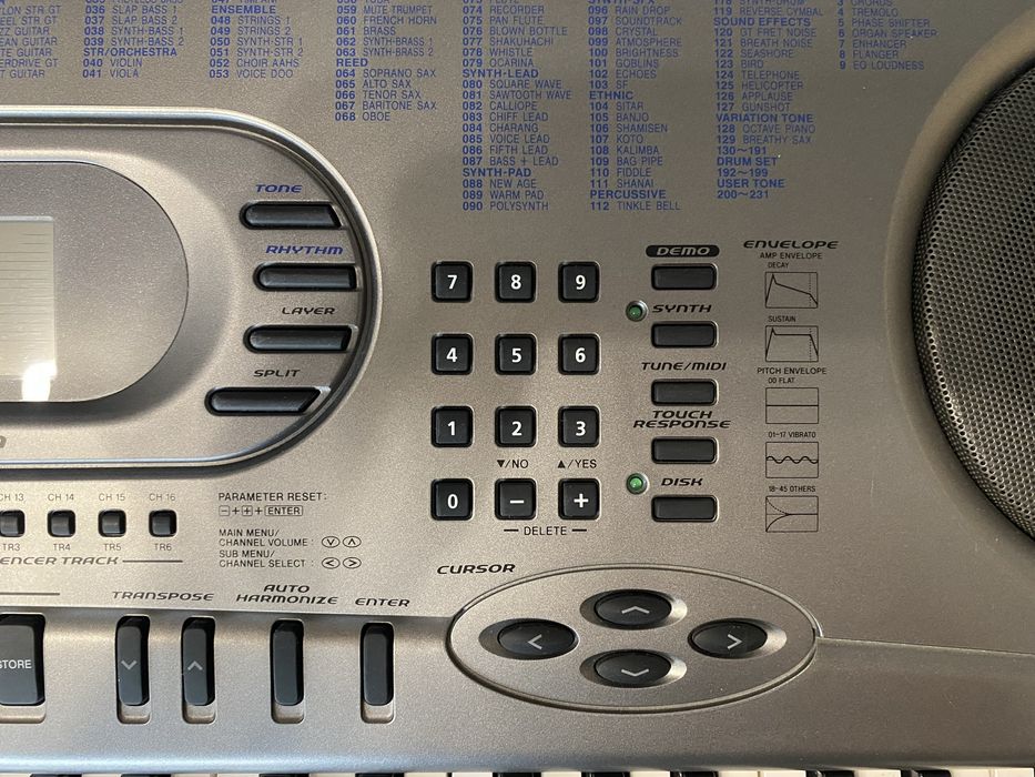 Keyboard pianino CASIO WK-1800