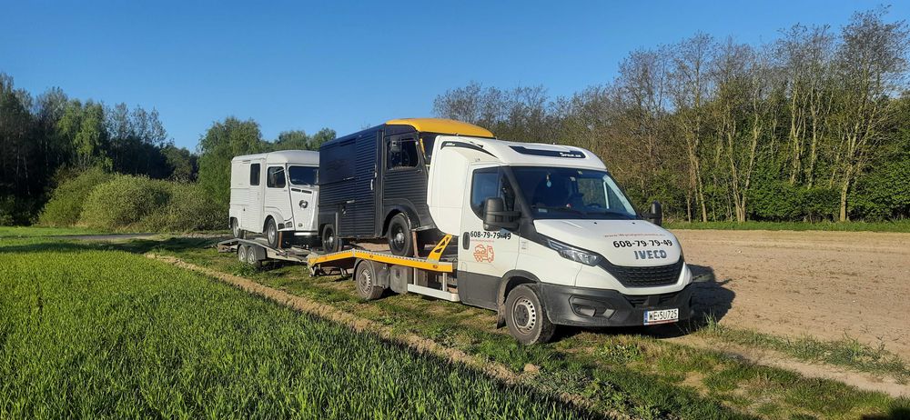 Wynajem lawety Warszawa, holowanie