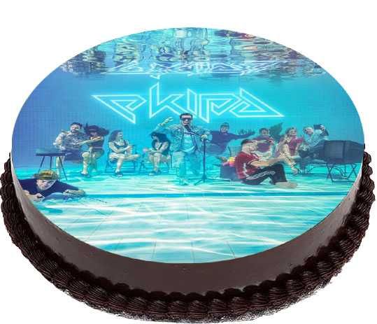 Opłatek waflowy na tort EKIPA (20 cm średnica)