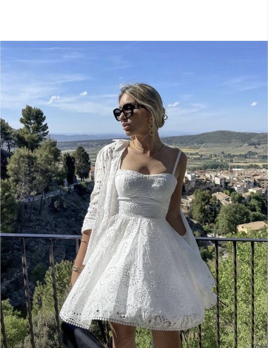 Сукня прошва ZARA/ сарафан корсет