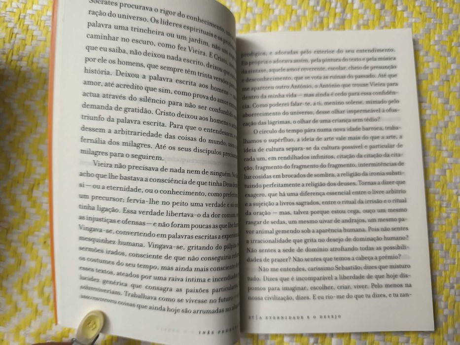 A eternidade e o desejo – 
Inês Pedrosa