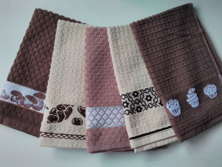 Zestaw ręczniczków kuchennych  - 5 sztuk