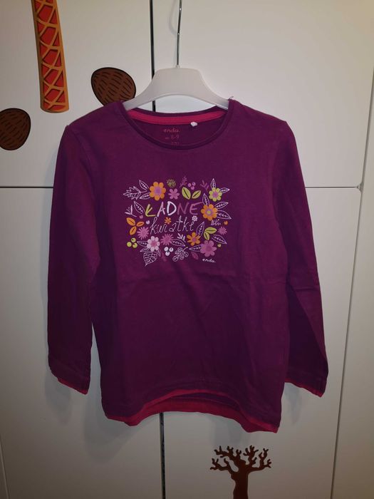 Bluzka z długim rękawem dla dziewczynki