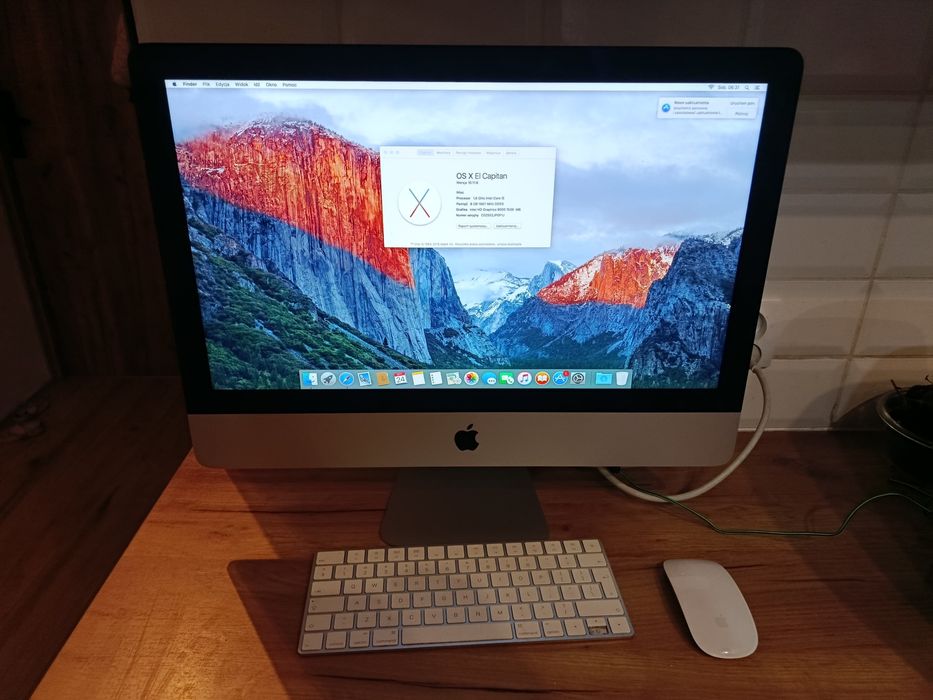 iMac i5 8GB DDR3 GB dysk ssd