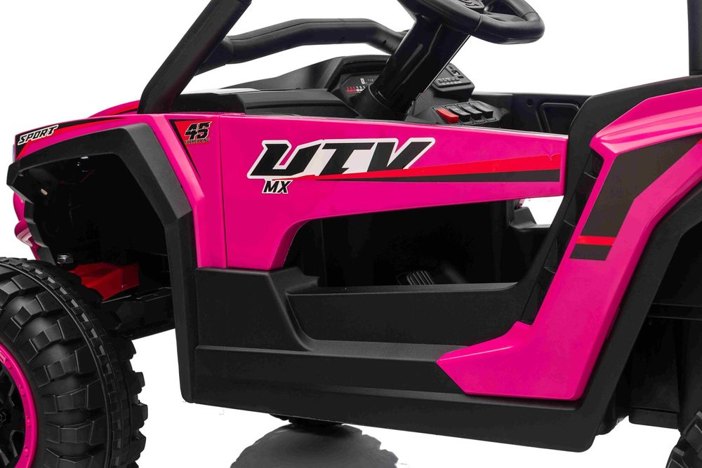 24v 4x50W MAx 50KG +Pilot Auto na akumulator Buggy Różowy