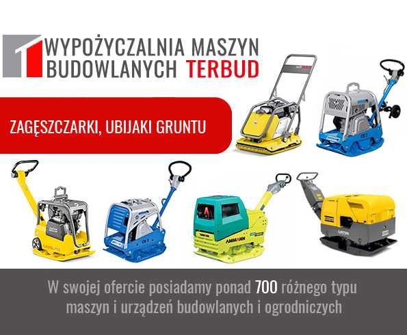 Zagęszczarki od 90 kg do 800 kg. Ubijaki.