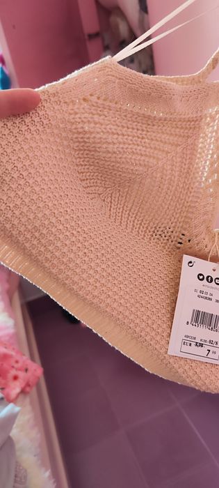 Top Inside crochê tamanho S/M