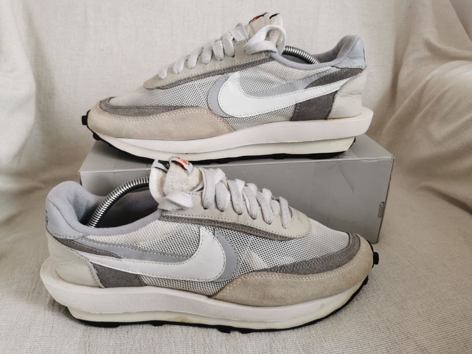 NIKE SACAI LD WAFFLE Summit White Grey  43