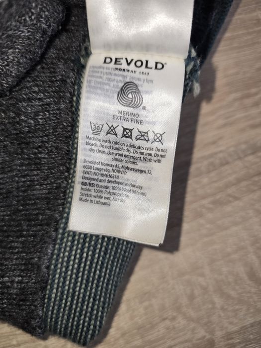 Gruba czapka Devold -L-100% merino