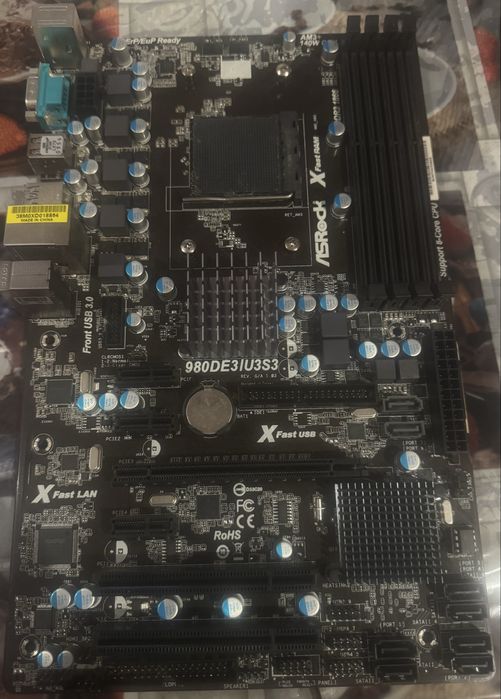 Материнськая плата ASRock 980DE3/U3S3