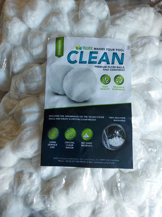 kulki do filtra basenowego Tillvex/1400 g kulek zastępuje 50kg piasku