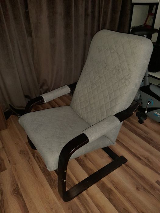 Krzesło fotel typu Finka fiński bujane