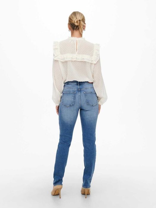 Only, Jeansy damskie z dziurami rozmiar 27/32