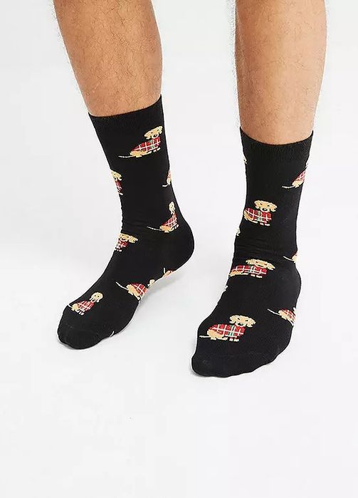 B.P.C. 6-pak skarpetki unisex ze wzorem 43/46.