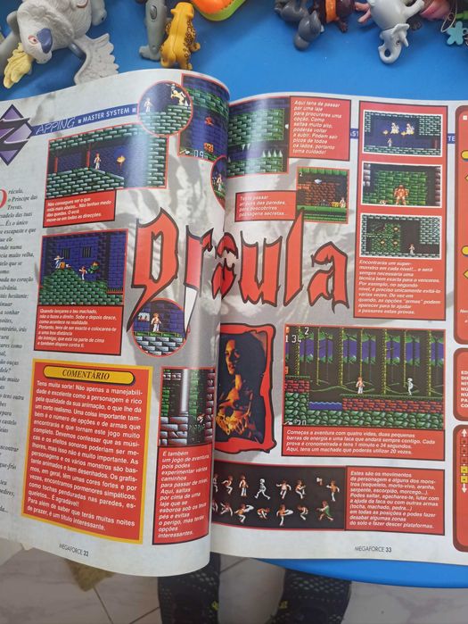 Revista coleção sega ano 1994/mega drive master sistem game gear