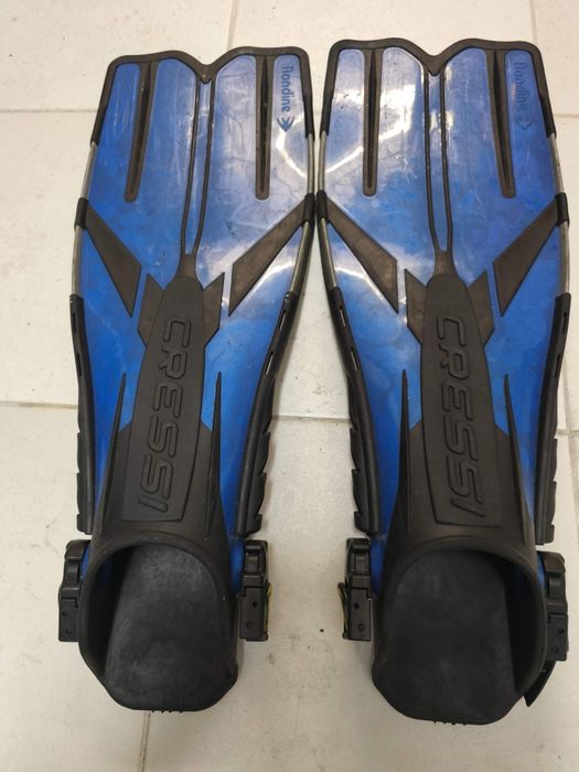 Barbatanas para mergulho ou snorkling