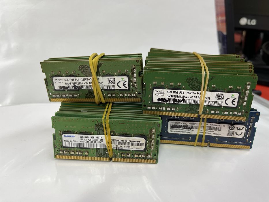 Оперативна пам'ять 8GB DDR4 2133/2400/2666/3200MHz Sodimm