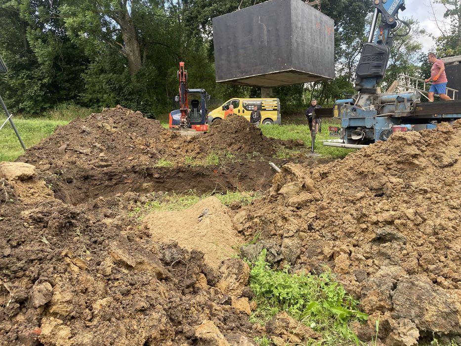 Koparka, minikoparka, Hds, wywrotka, ziemie, piasek , kruszywo