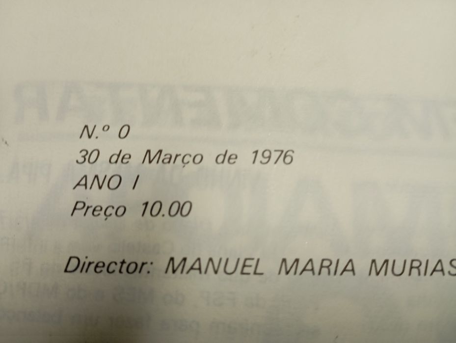 jornal A RUA com 257 números,falta um número para a coleção completa
