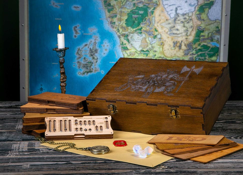 Аксессуары для игры в D&D (Подземелья и драконы, ДнД) и других НРИ.
