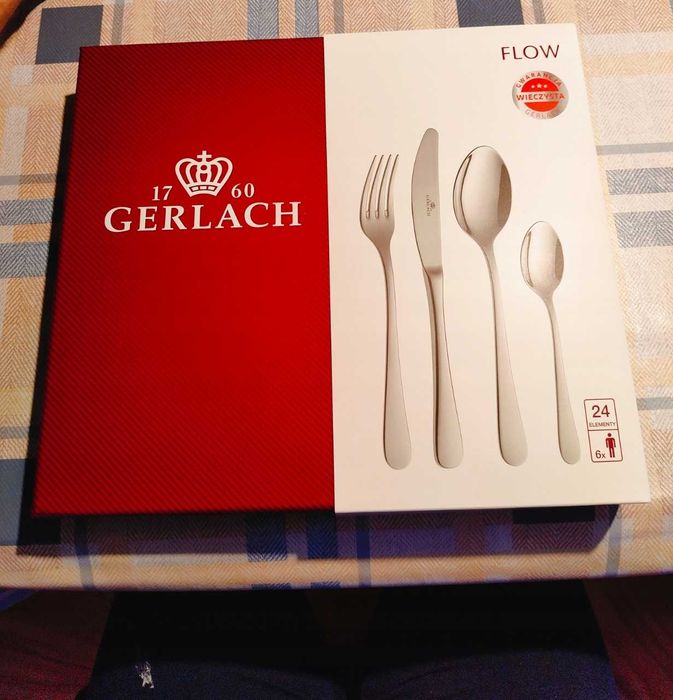 Sztućce Gerlach Flow komplet 24 elementy