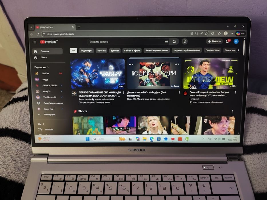 !!!УЦІНКА!! Ноутбук SLIMBOOK Prox14  RYZEN 7-4800H/32Gb/512SSD FHD-IPS