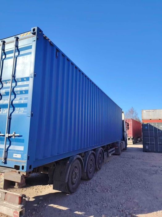 Kontener Morski 40 HC One way Jak nowy Po jednej Trasie Podwyższany