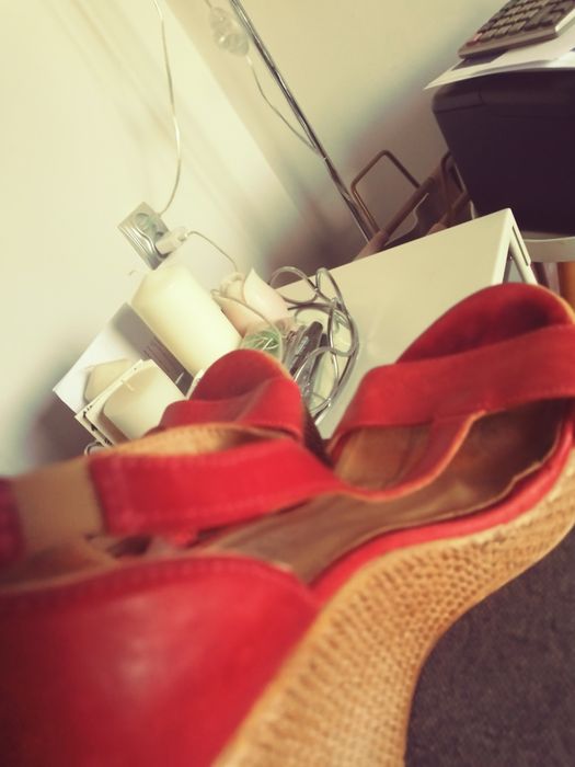 Sandaly 35 koturna lasocki czerwien