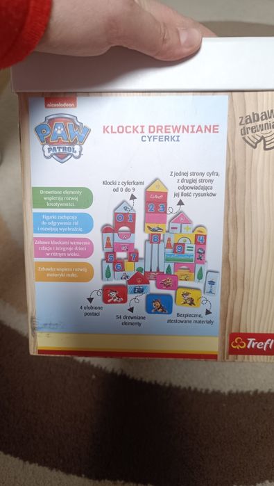 Trefl drewniane klocki psi patrol