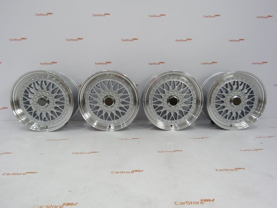 Jante Look BBS RS 17 x 7.5 et20 4x100 + 4x114.3 Silver