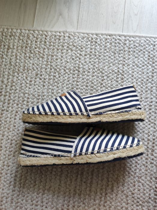 Nowe espadryle Toni Pons 41 paski marynarskie białe granatowe wygodne