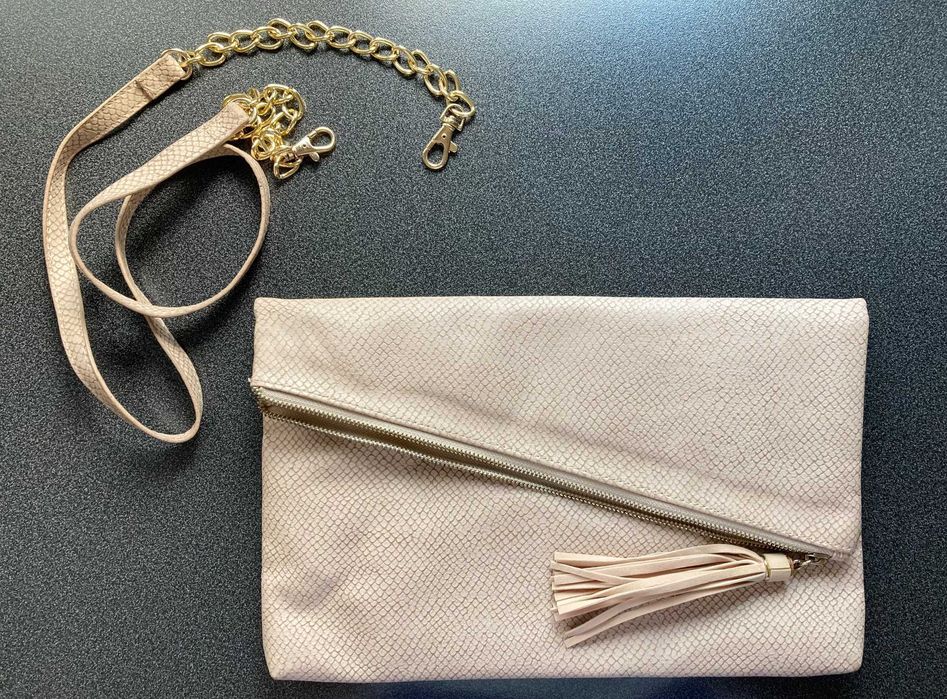 Torebka kopertówka Accessorize, imitacja skóry, świetny stan