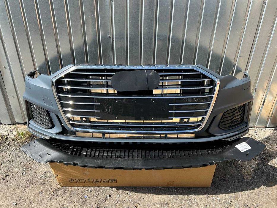 Бампер передній Audi A6 C8 S-line в зборі