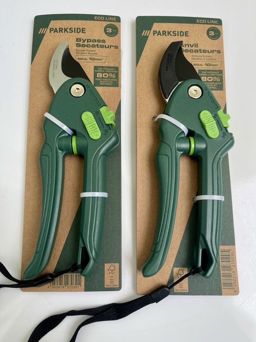 Ножиці садові Parkside, секатор для квітів та гілок