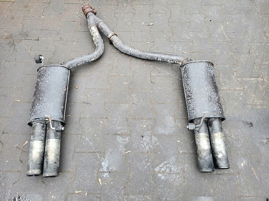 tłumik wydech tył abt audi a4 b6 sedan