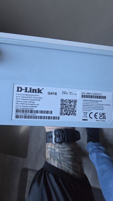 D-link g416  nowy tydzień  modem router sim