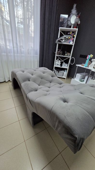 Анатомічна кушетка сіра |анатомическая кушетка