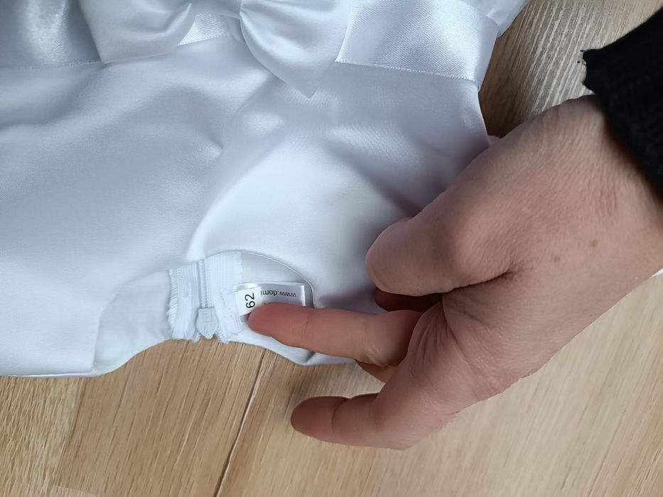 Ubrania do chrztu dla dziewczynki 62